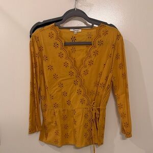 Yellow Madewell Blouse